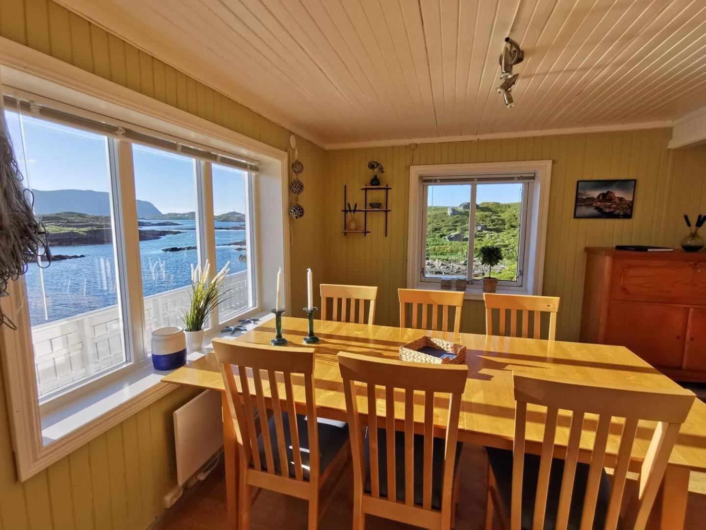 Panoramic Seaview House By The Sea Villa Hovdan Exterior photo