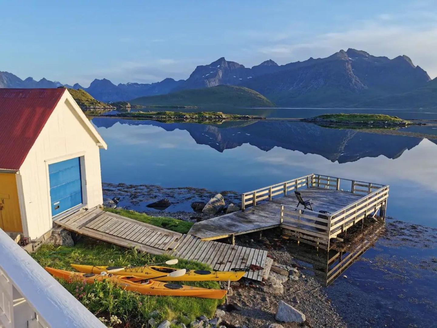 Panoramic Seaview House By The Sea Villa Hovdan Exterior photo