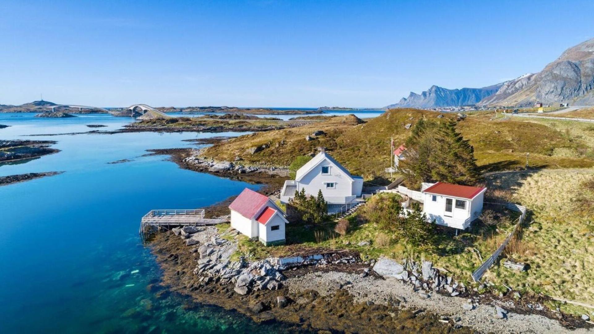 Panoramic Seaview House By The Sea Villa Hovdan Exterior photo